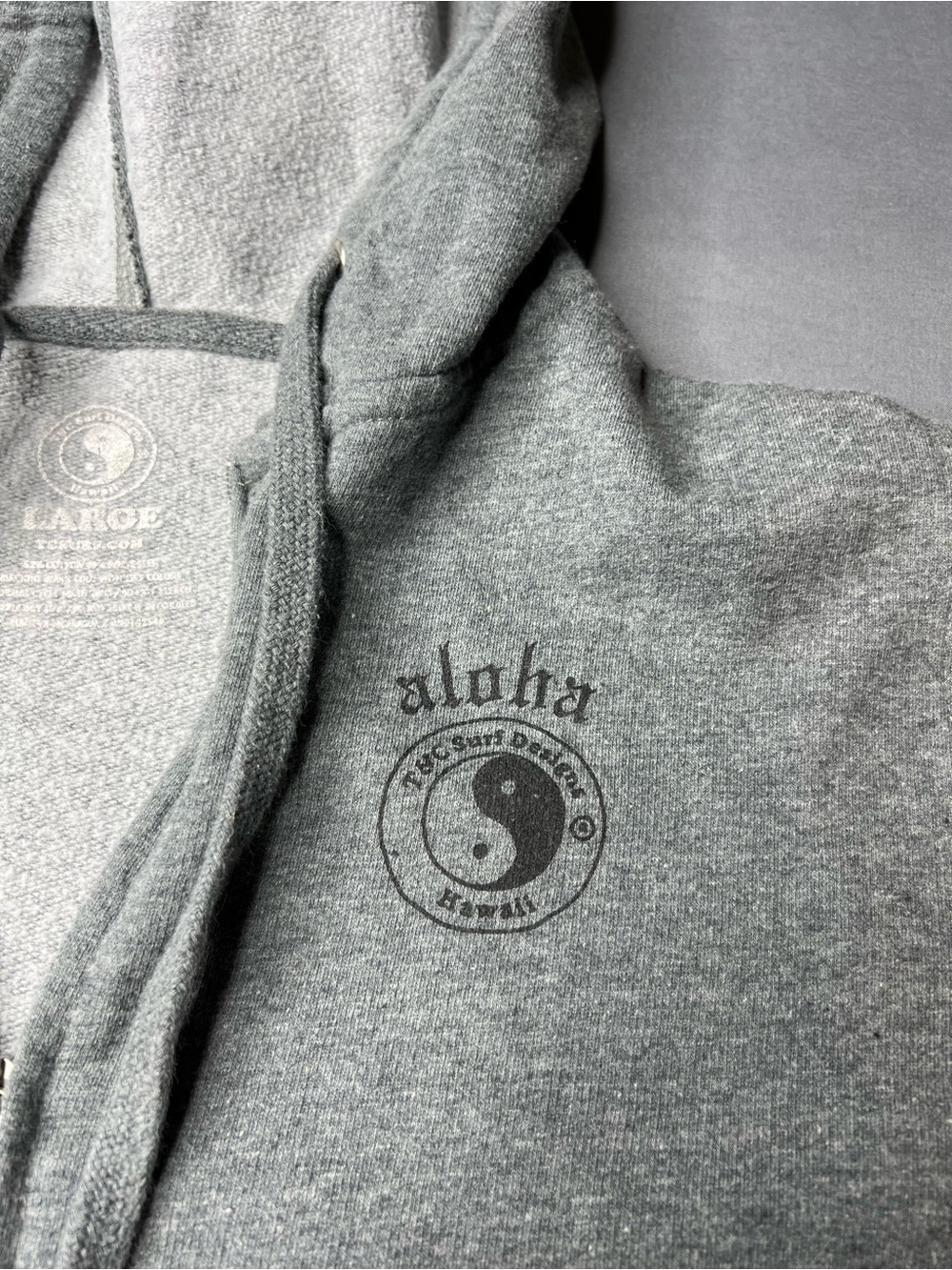 T&C Surf Designs North Shore Hawaii Aloha Zip-Up Hoodie Kids/Boys Large